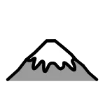 Mount Fuji SVG Icon